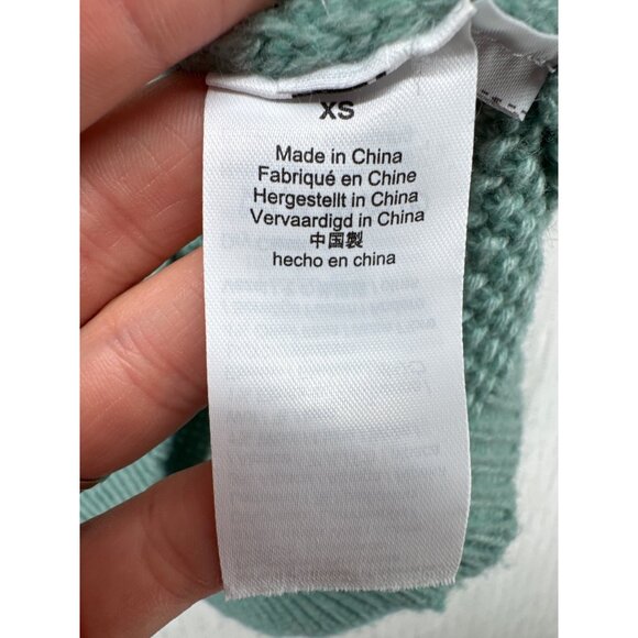 J.Crew Womens Sweater Sz XS Green Fair Isle Nordic Ski Classic Alpaca/Lambs Wool - Picture 4 of 11